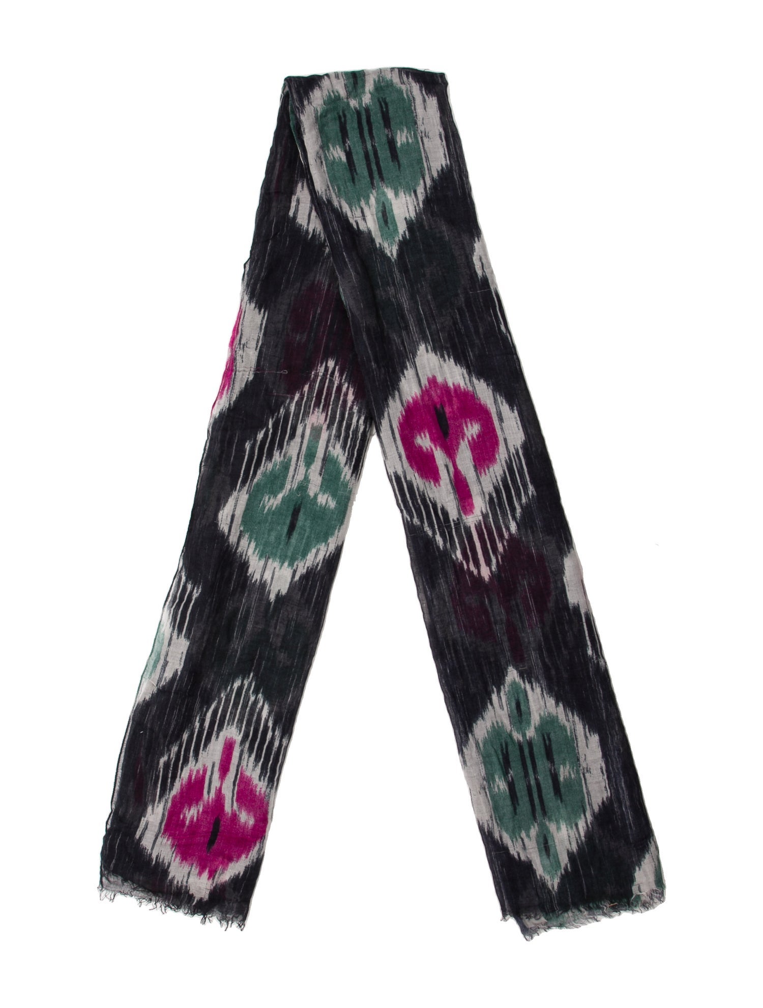 Oscar de la Renta Silk Printed Scarf