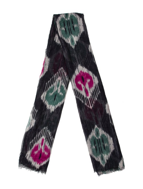 Oscar de la Renta Silk Printed Scarf