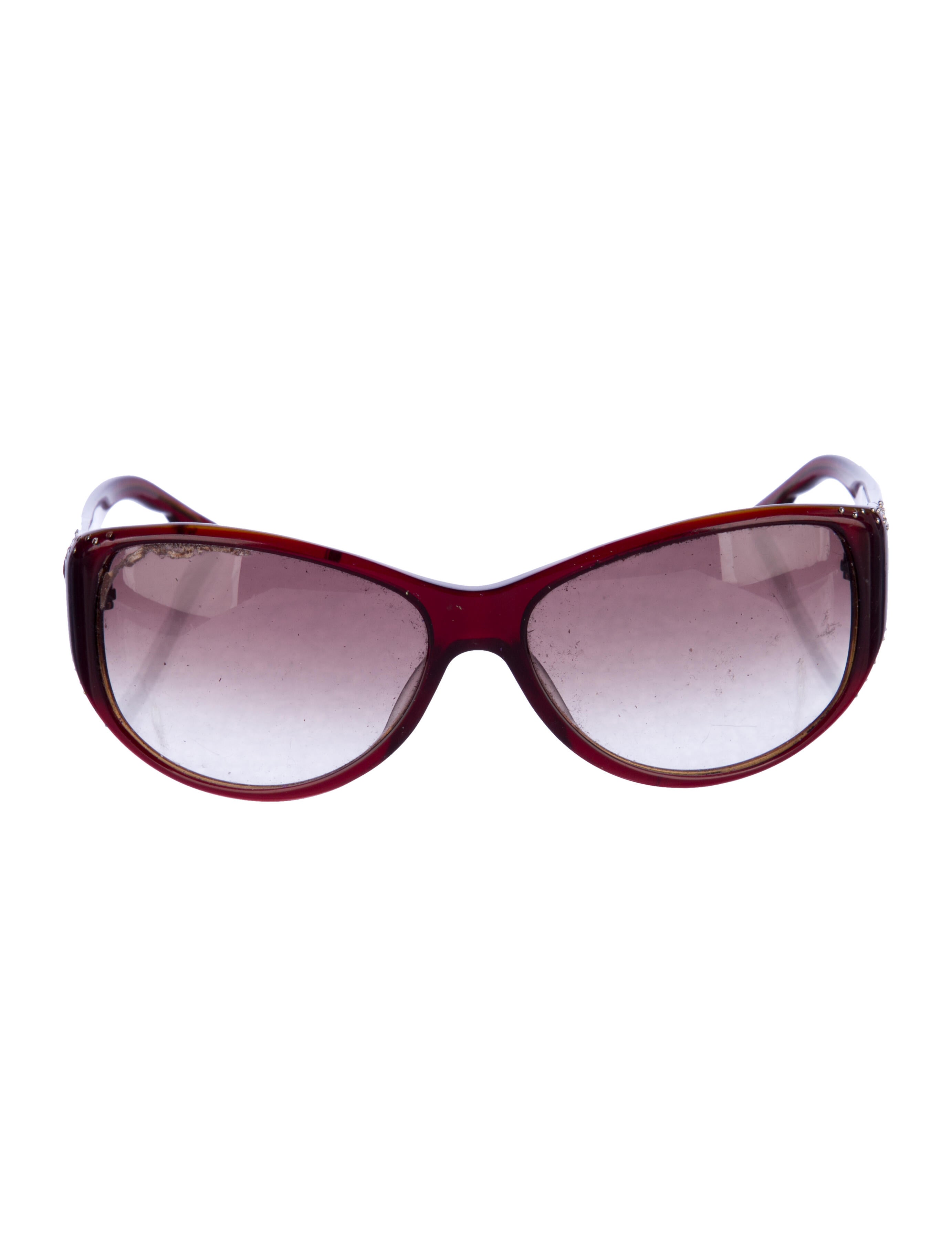 Oscar de la Renta Shield Gradient Sunglasses