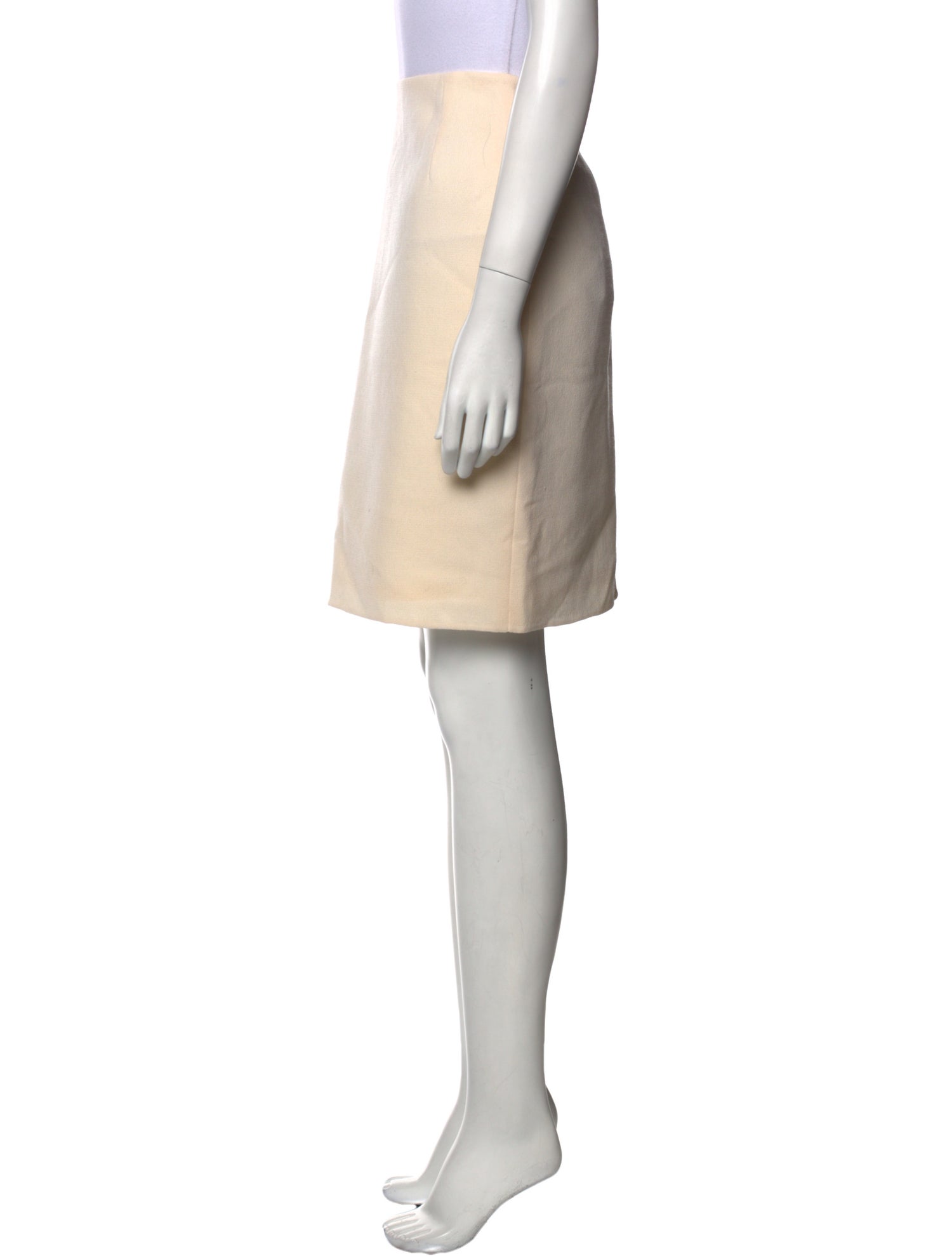 Oscar de la Renta Wool Knee-Length Skirt