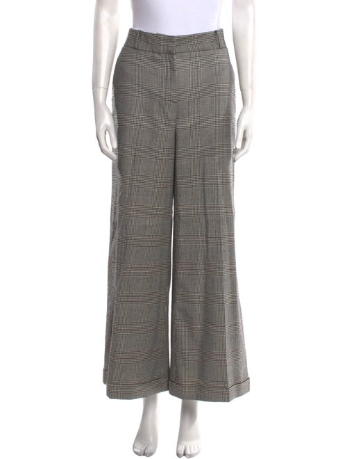 Oscar de la Renta Virgin Wool Wide Leg Pants