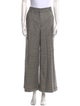 Oscar de la Renta Virgin Wool Wide Leg Pants