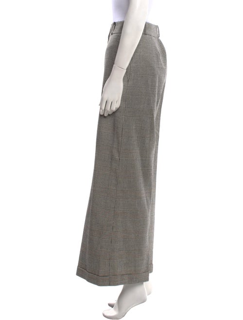 Oscar de la Renta Virgin Wool Wide Leg Pants
