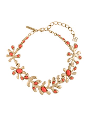 Oscar de la Renta Resin Sea Tangle Collar Necklace