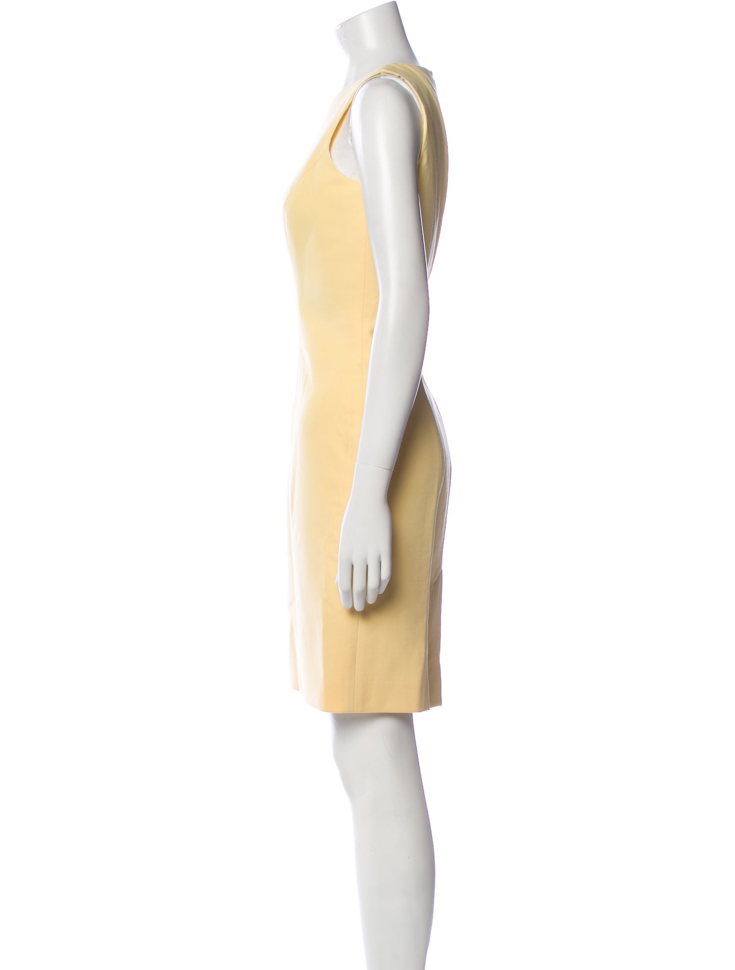 Oscar de la Renta Wool Knee-Length Dress