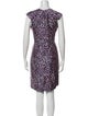 Oscar de la Renta Silk Knee-Length Dress