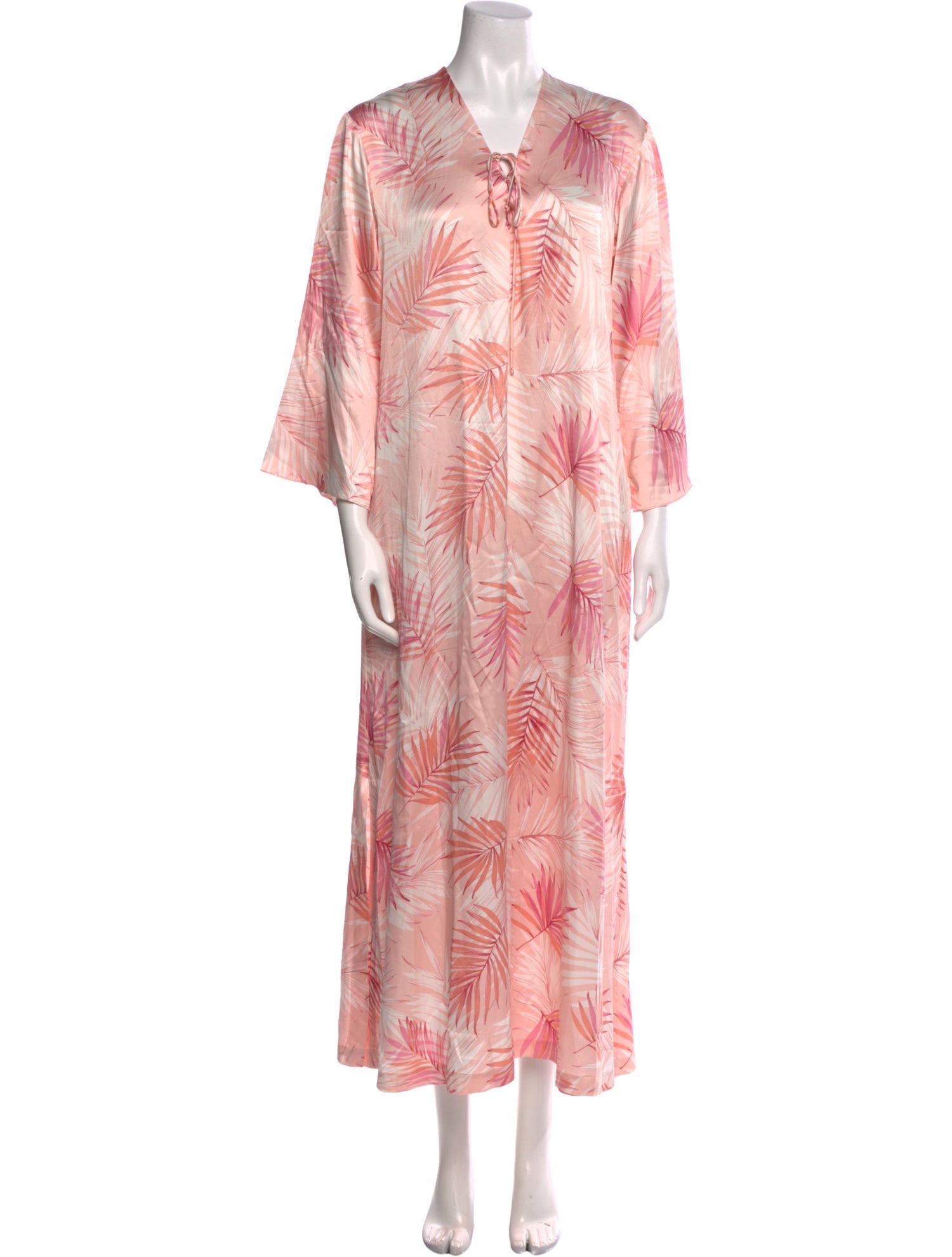 Oscar de la Renta Floral Print Long Dress w/ Tags