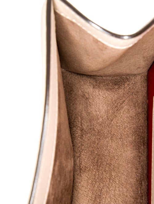 Oscar de la Renta Leather Tro Mini