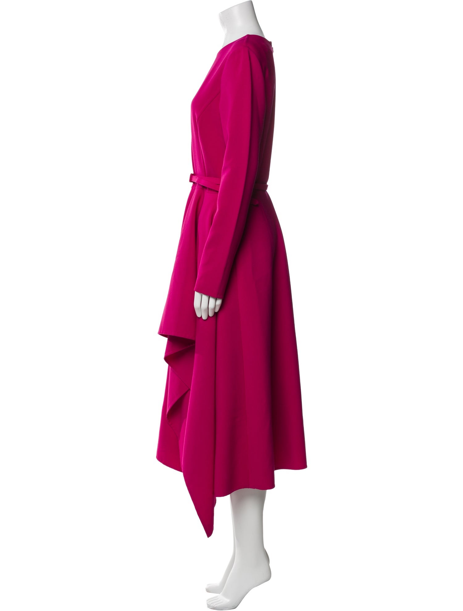 Oscar de la Renta Virgin Wool Long Dress