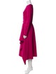 Oscar de la Renta Virgin Wool Long Dress