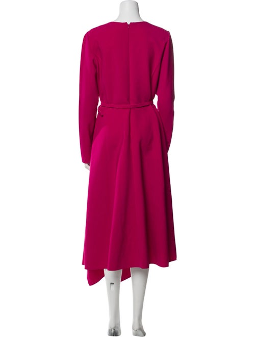 Oscar de la Renta Virgin Wool Long Dress