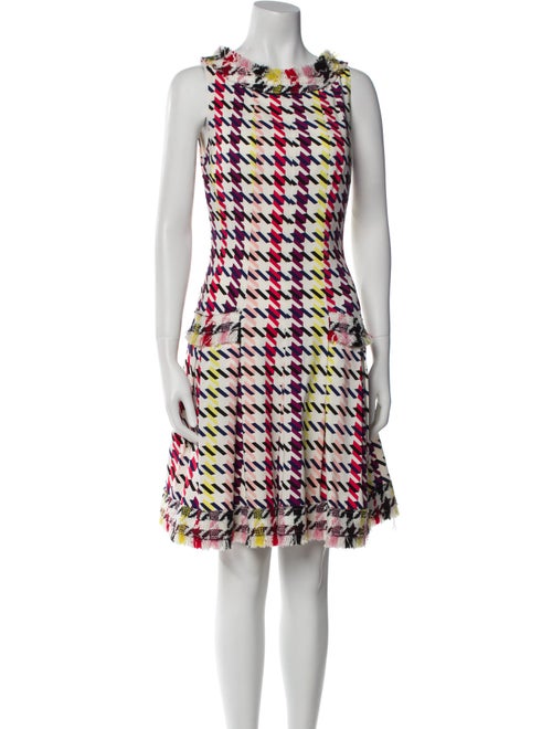 Oscar de la Renta Silk Mini Dress