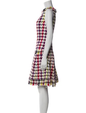 Oscar de la Renta Silk Mini Dress