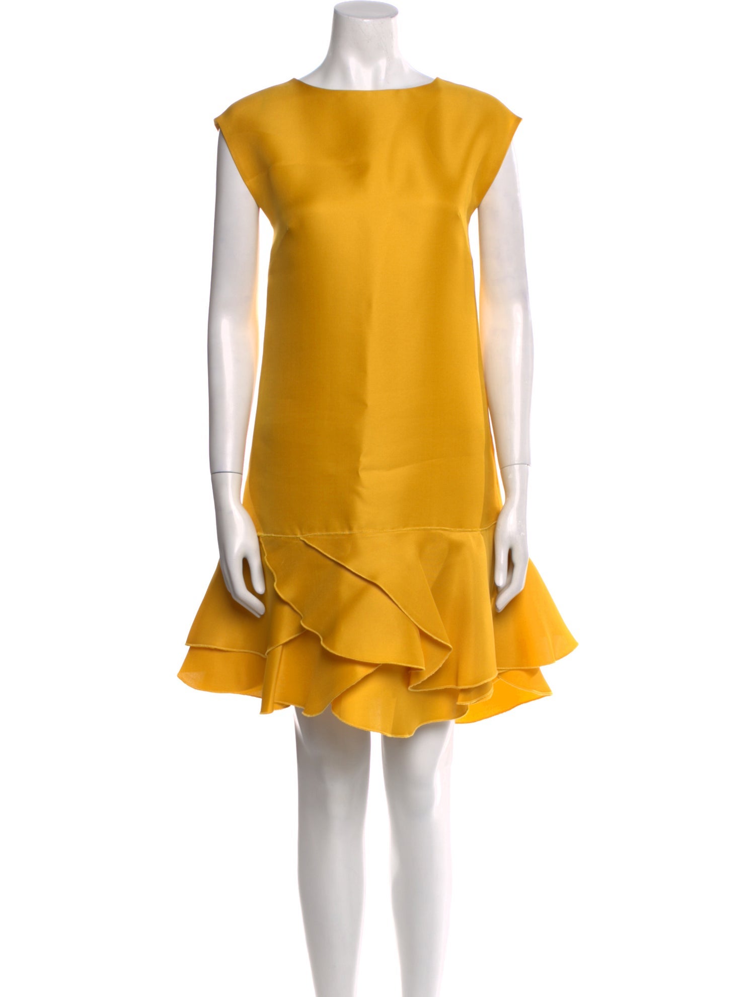 Oscar de la Renta Silk Knee-Length Dress