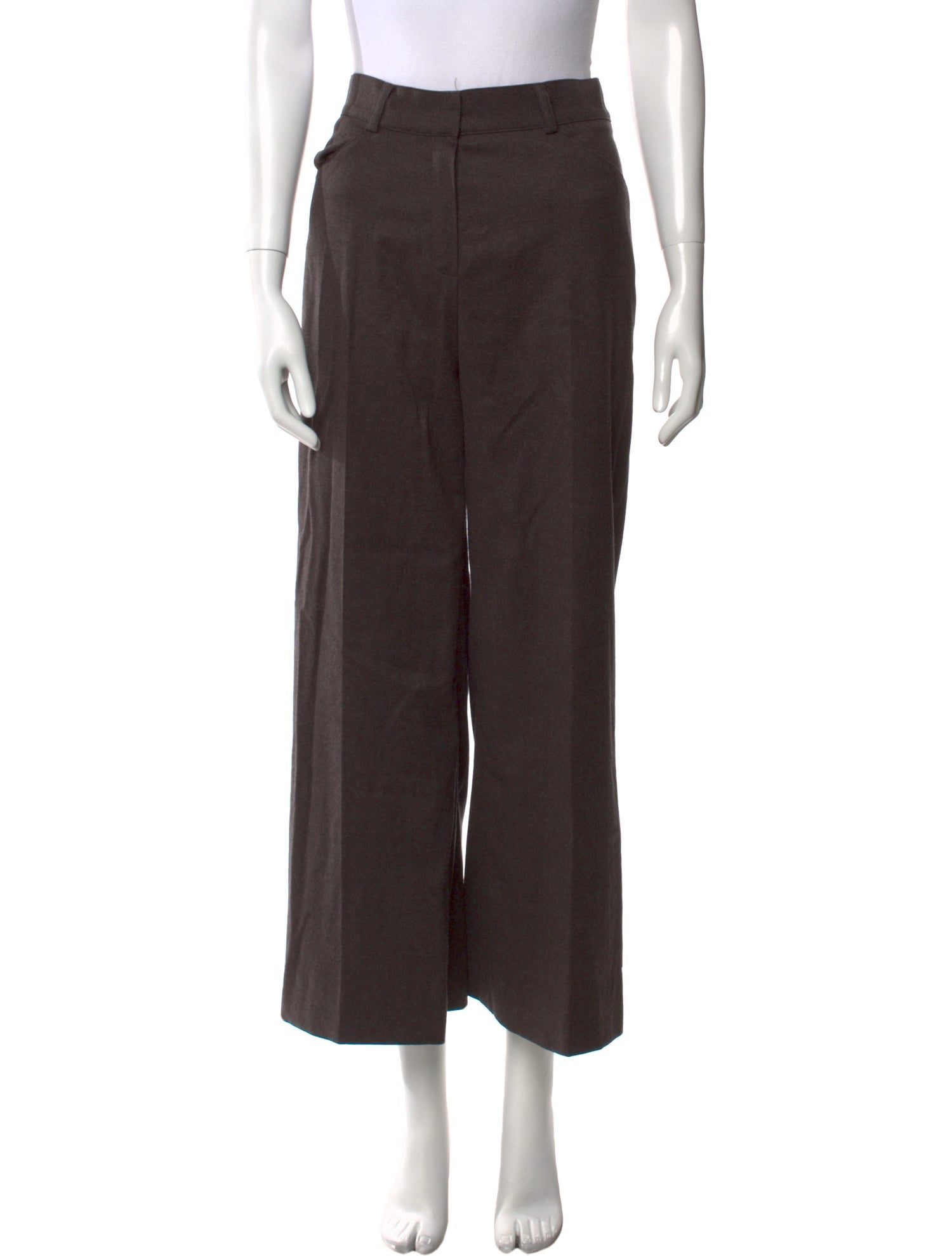 Oscar de la Renta Wool Wide Leg Pants