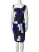 Oscar de la Renta Silk Knee-Length Dress