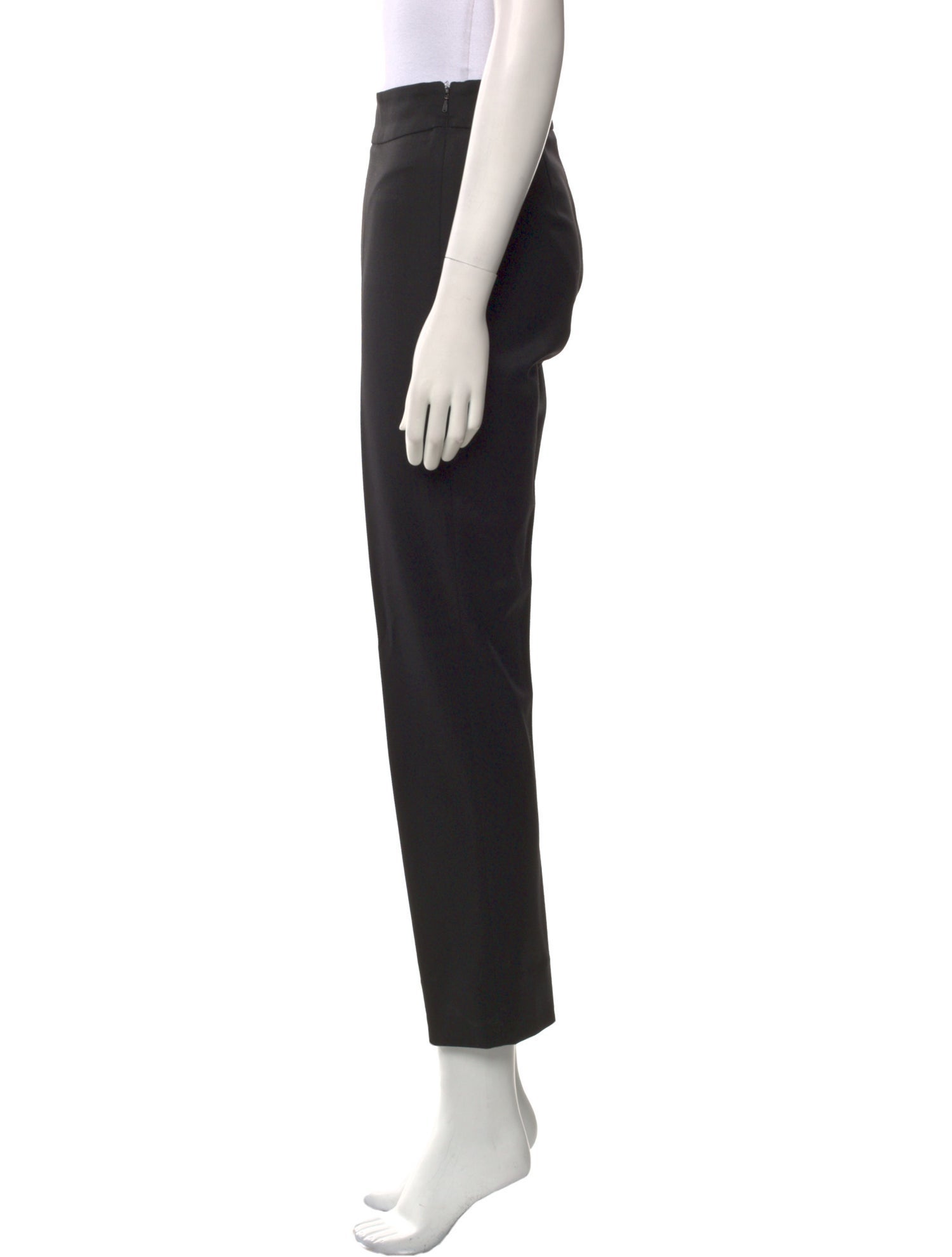 Oscar de la Renta Wool Straight Leg Pants