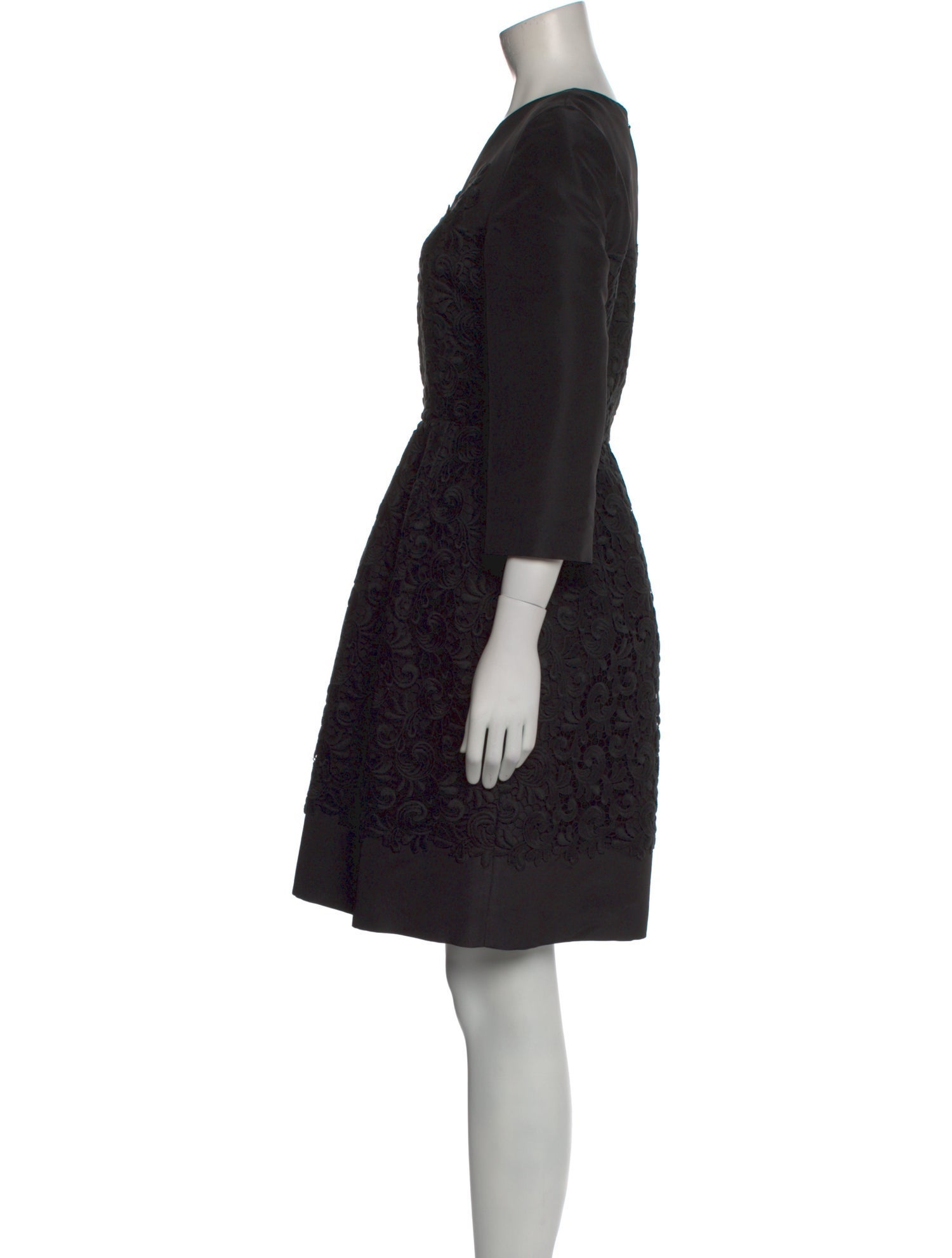 Oscar de la Renta Printed Knee-Length Dress