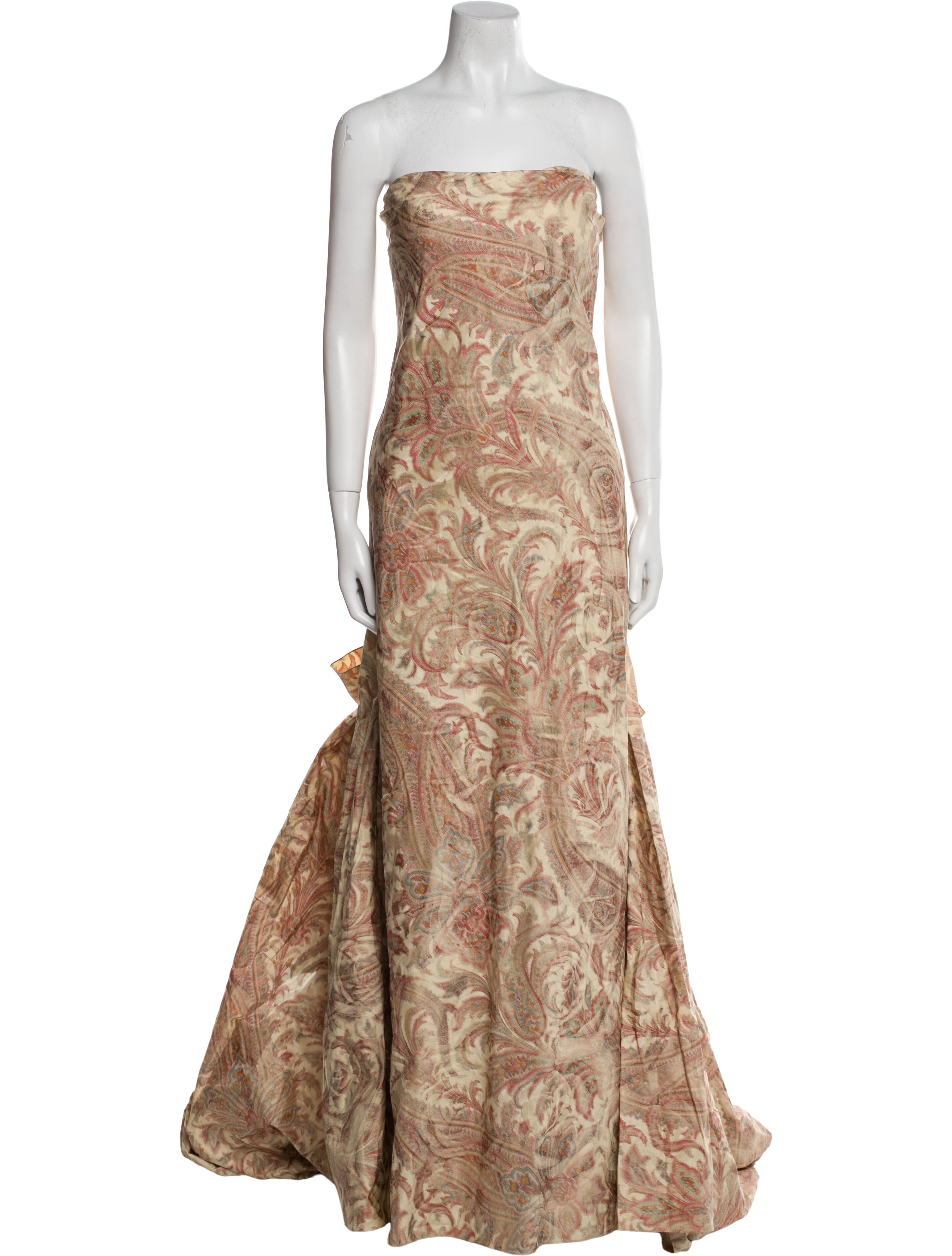 Oscar de la Renta Silk Long Dress w/ Tags