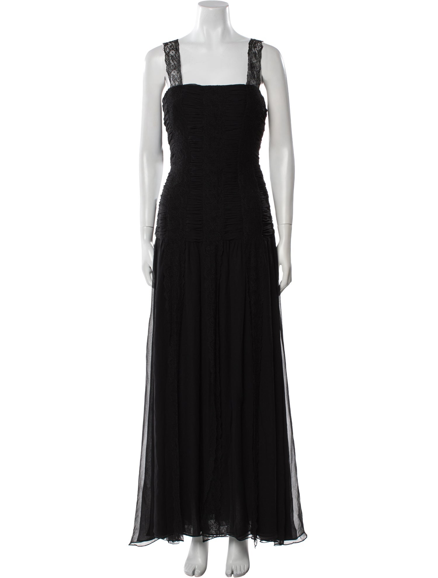 Oscar de la Renta Silk Long Dress