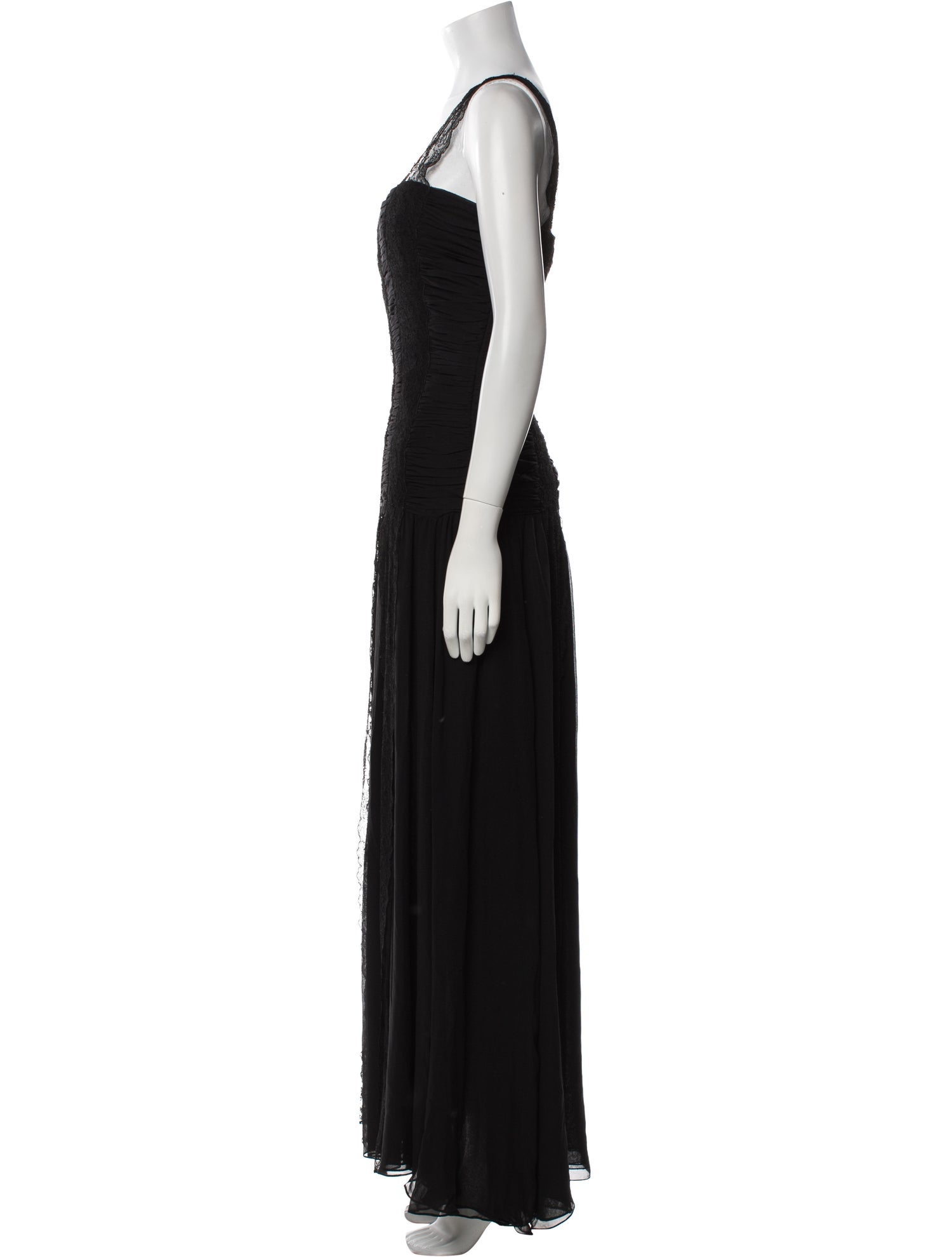 Oscar de la Renta Silk Long Dress