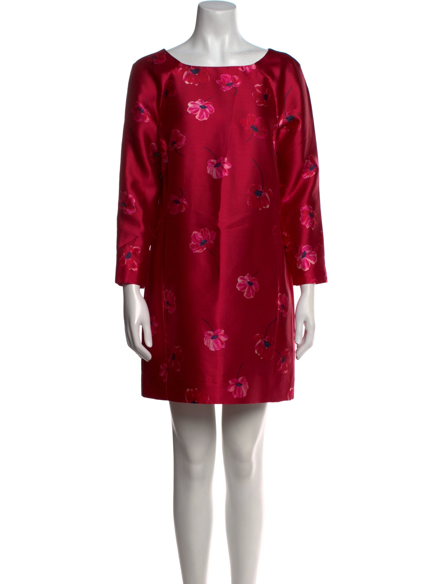 Oscar de la Renta Silk Mini Dress