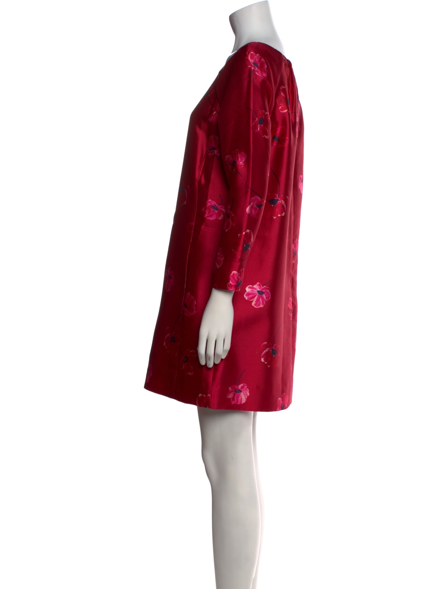 Oscar de la Renta Silk Mini Dress
