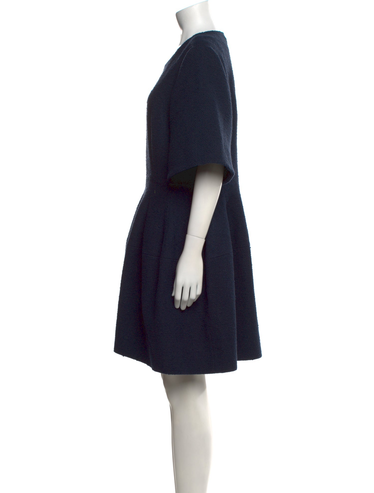Oscar de la Renta Silk Knee-Length Dress