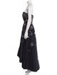 Oscar de la Renta Silk Long Dress