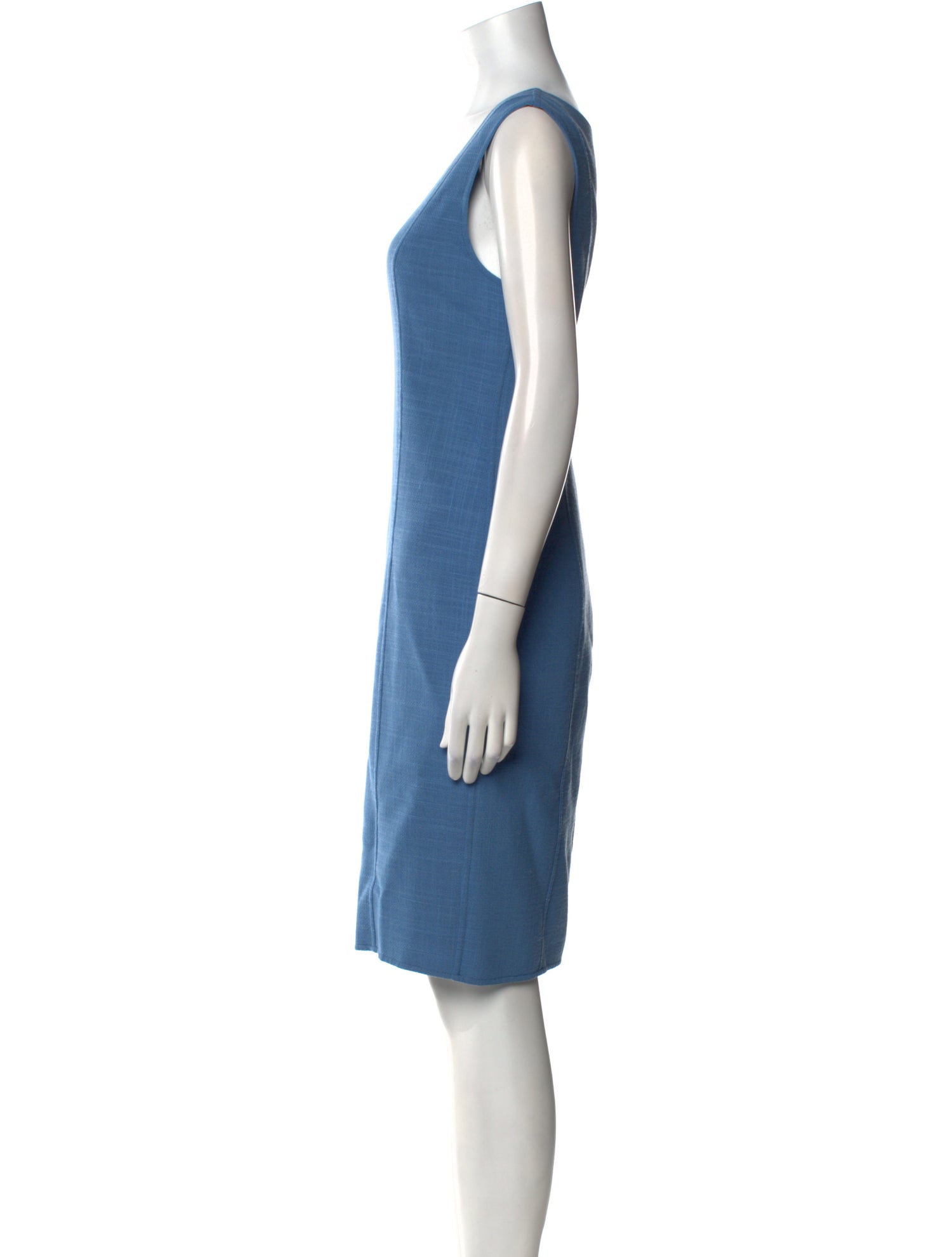 Oscar de la Renta Wool Knee-Length Dress