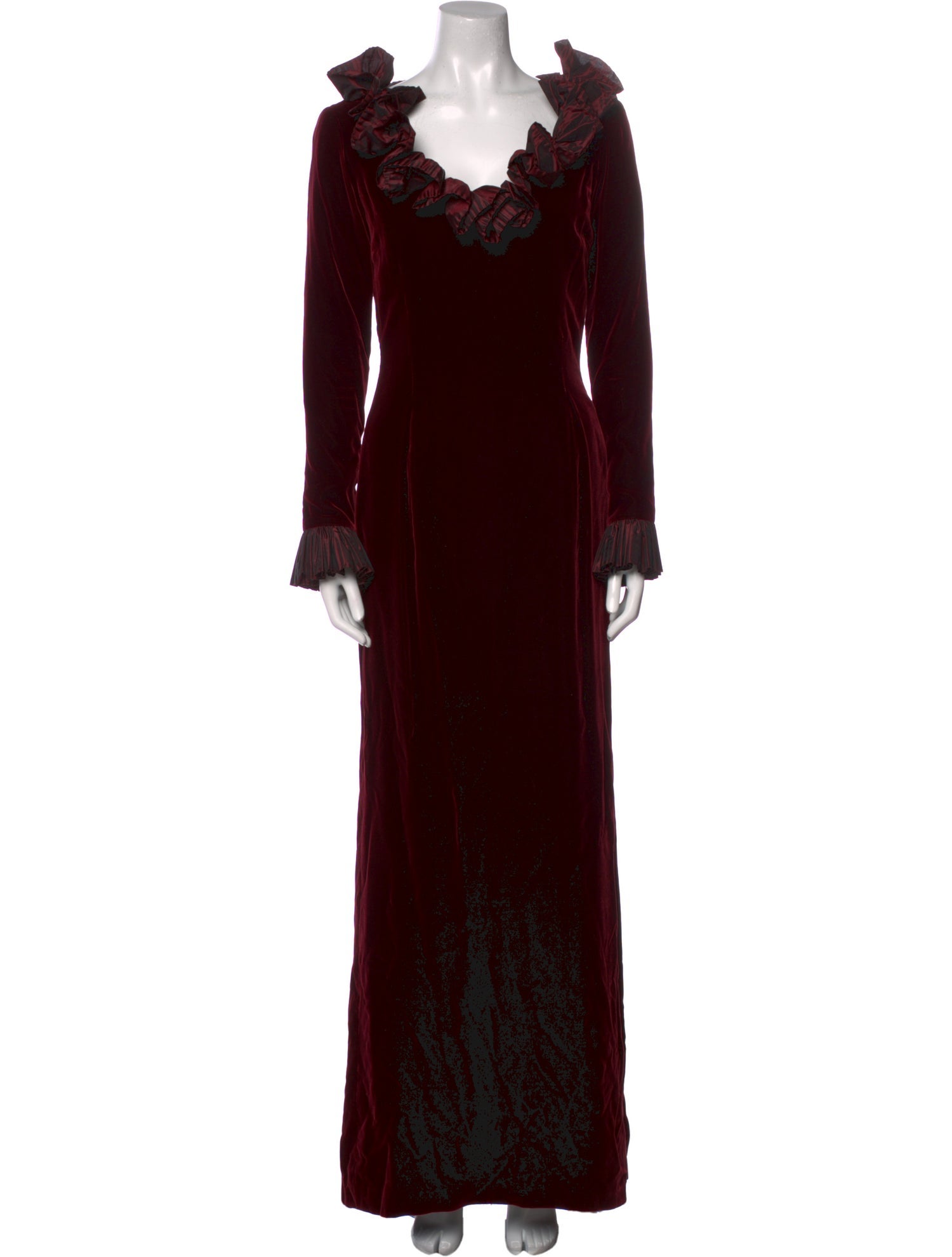 Oscar de la Renta Silk Long Dress