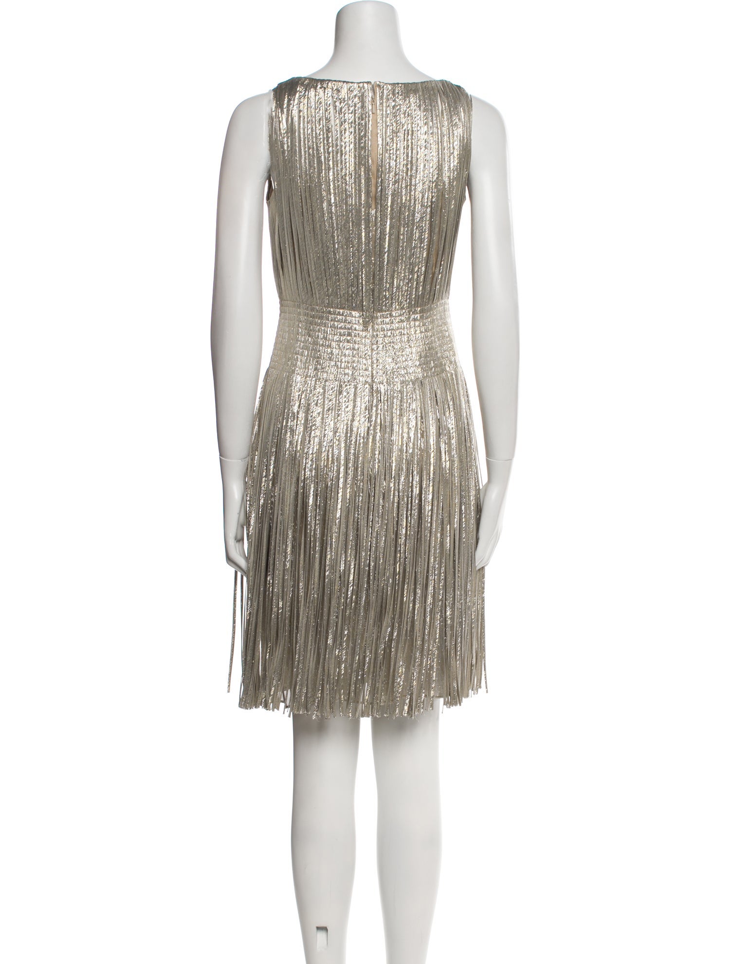 Oscar de la Renta Silk Knee-Length Dress