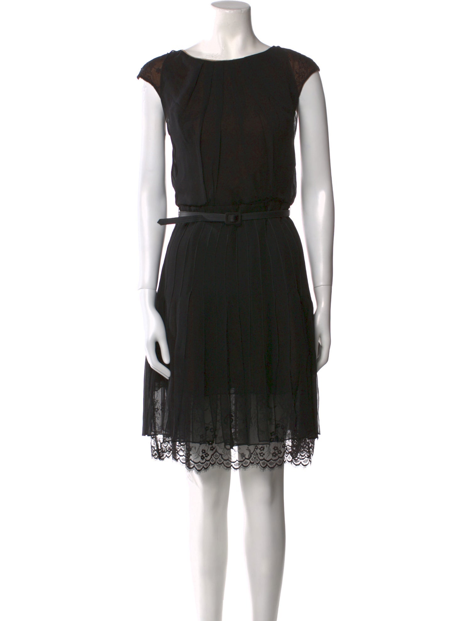 Oscar de la Renta Silk Knee-Length Dress