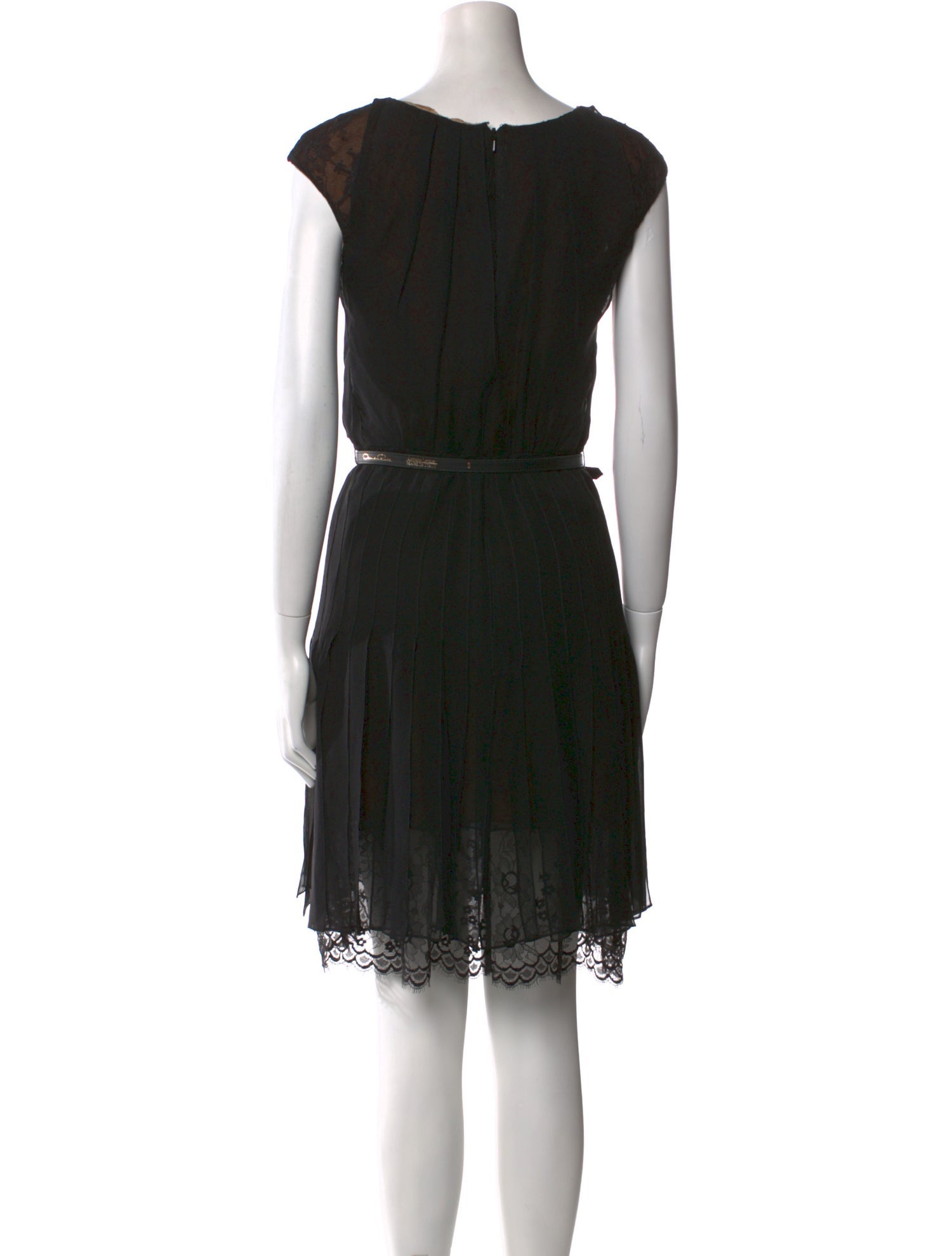 Oscar de la Renta Silk Knee-Length Dress