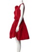 Oscar de la Renta Silk Knee-Length Dress