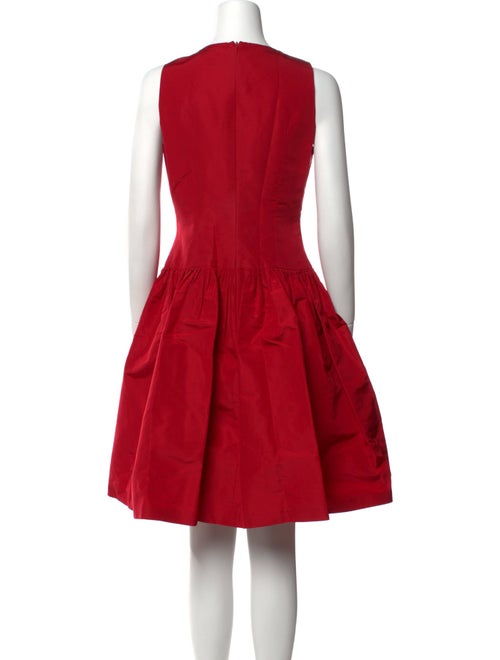 Oscar de la Renta Silk Knee-Length Dress
