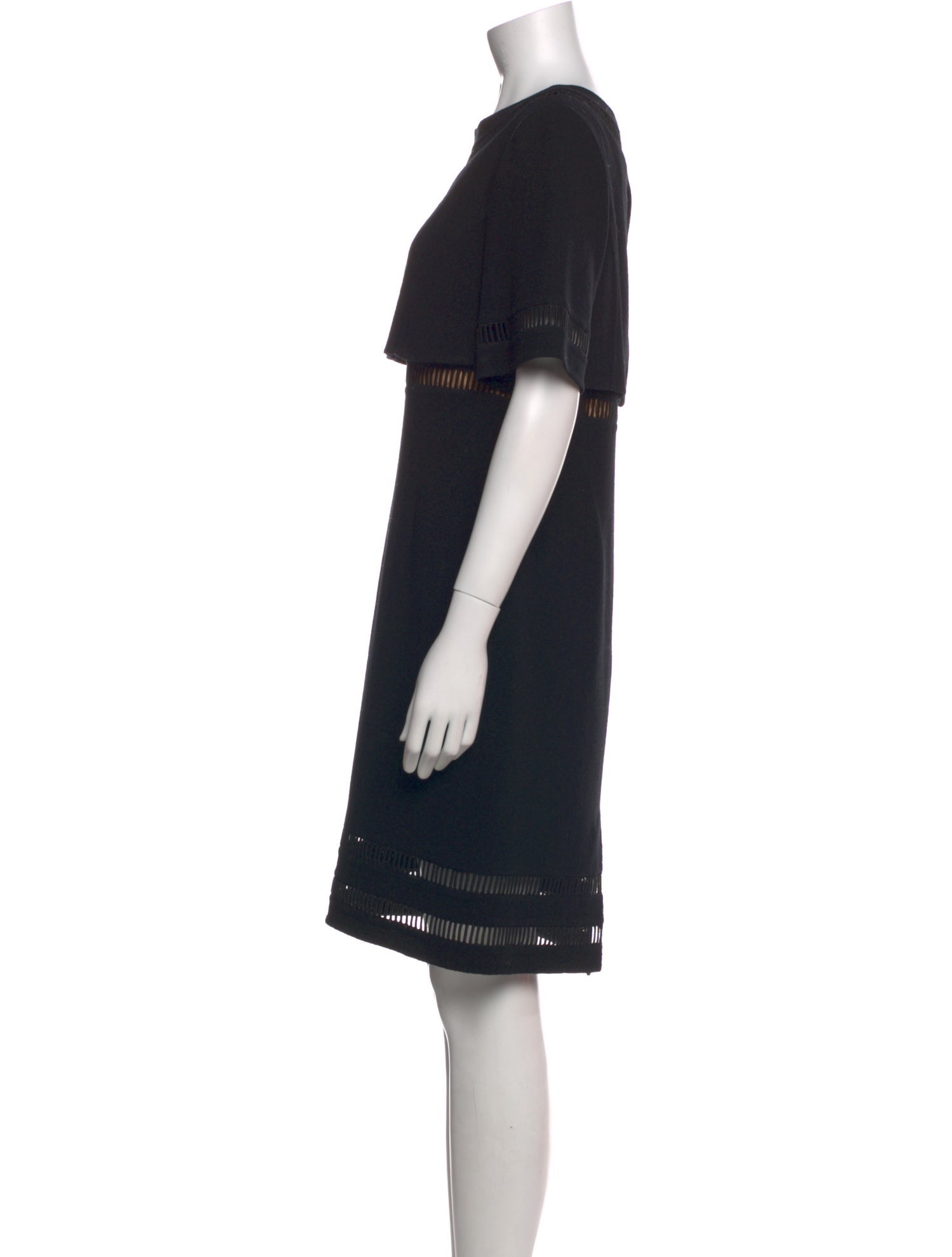 Oscar de la Renta Wool Knee-Length Dress