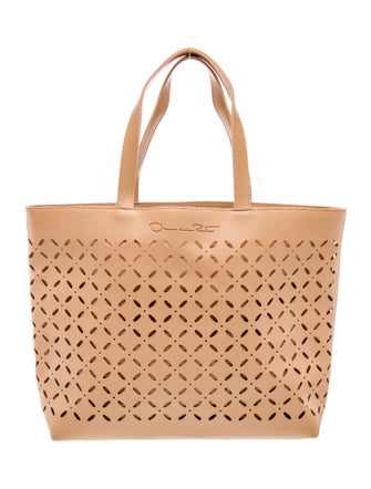 Oscar de la Renta Leather Tote