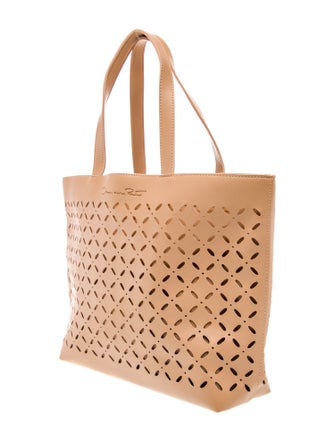 Oscar de la Renta Leather Tote