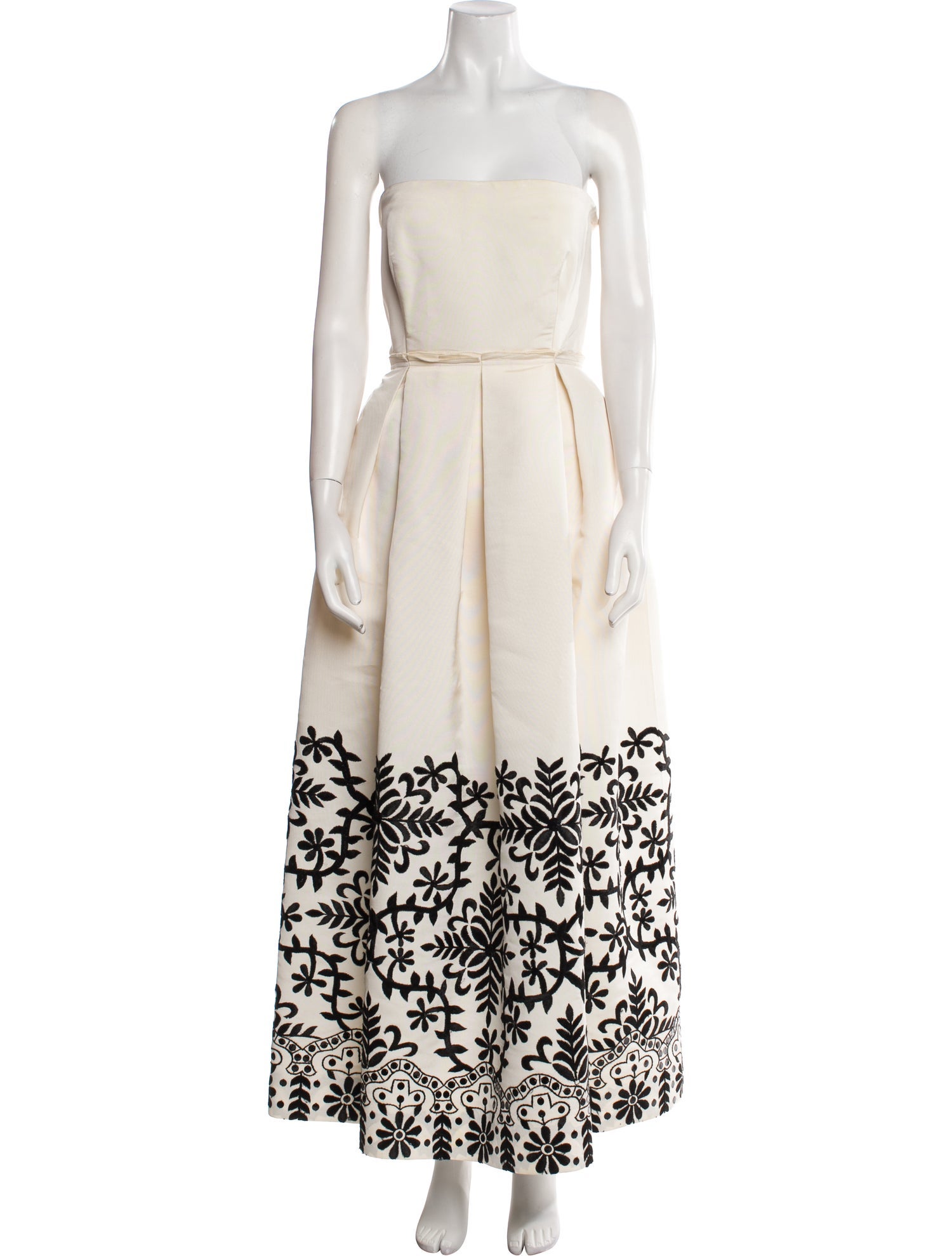 Oscar de la Renta Silk Long Dress