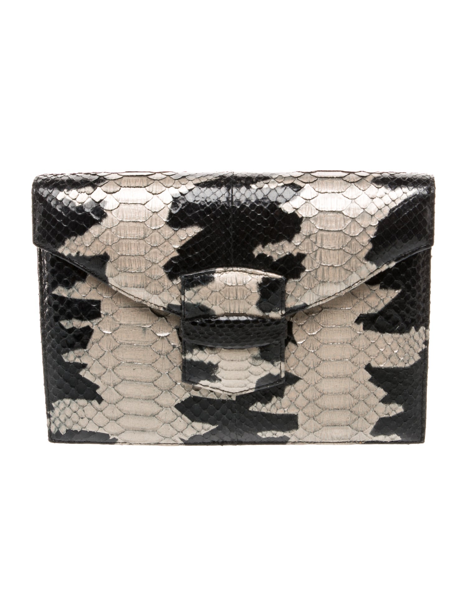 Oscar de la Renta Python Clutch