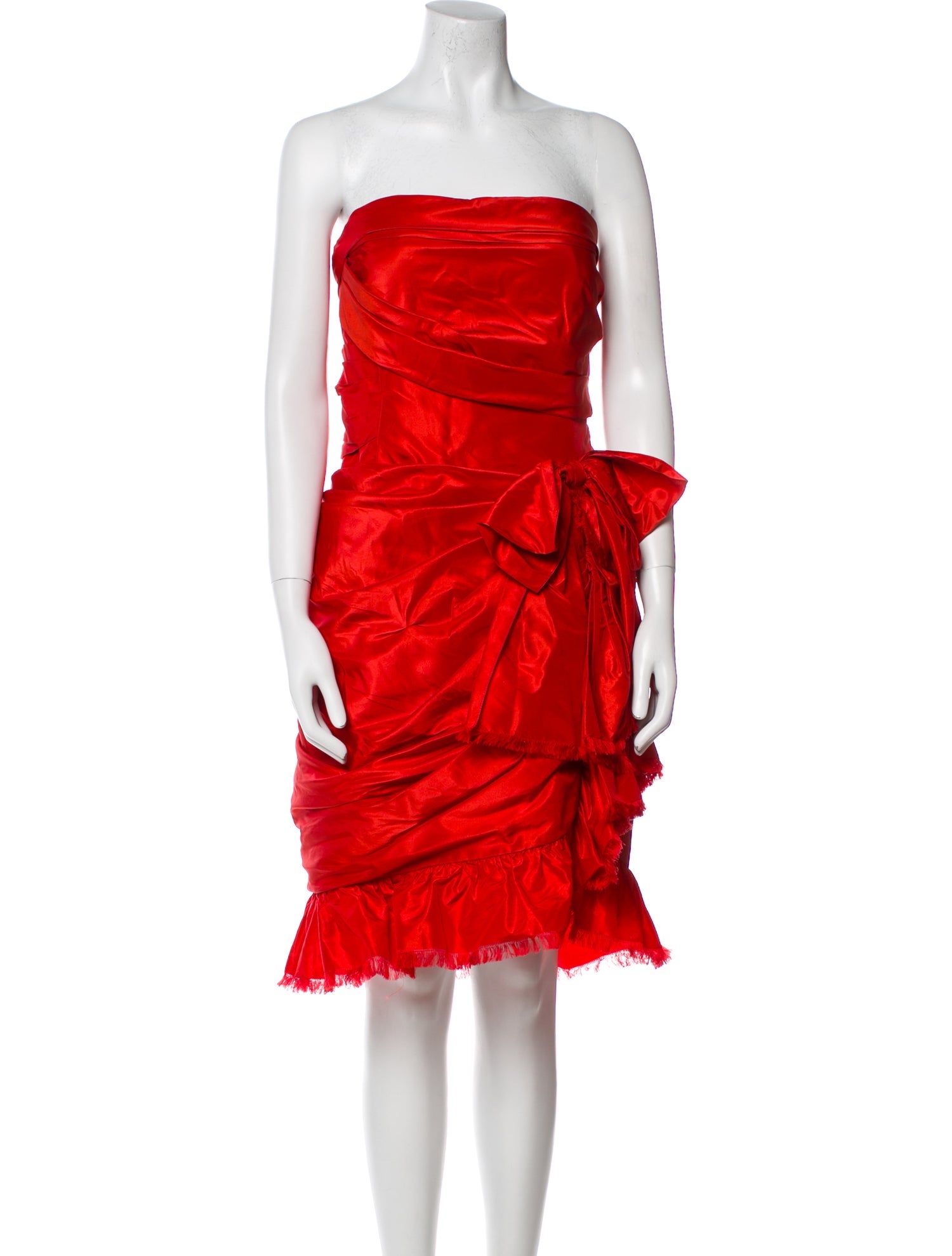 Oscar de la Renta Silk Mini Dress