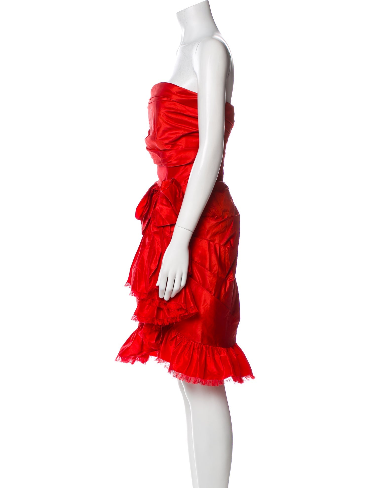 Oscar de la Renta Silk Mini Dress