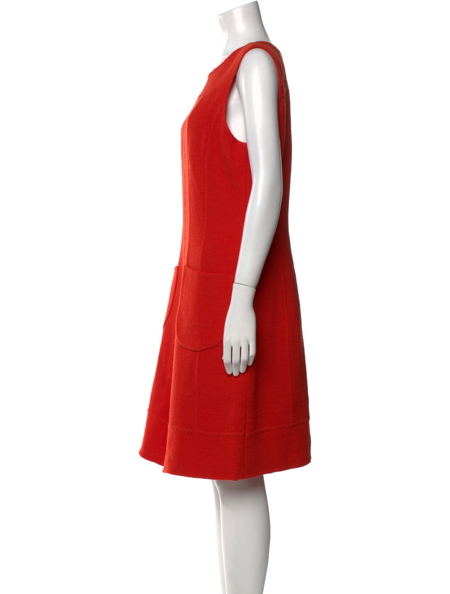 Oscar de la Renta Wool Knee-Length Dress w/ Tags