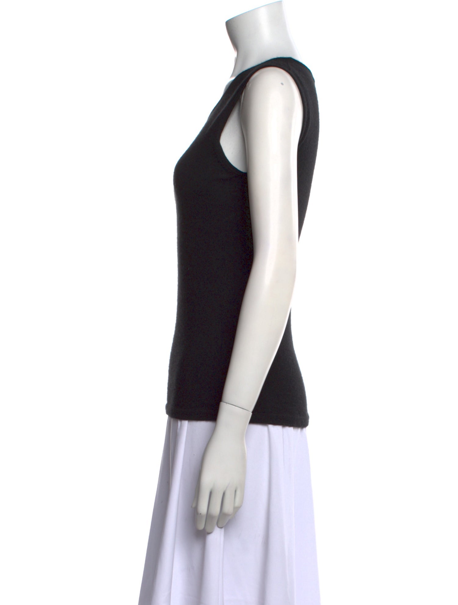 Oscar de la Renta Virgin Wool Scoop Neck Sweater