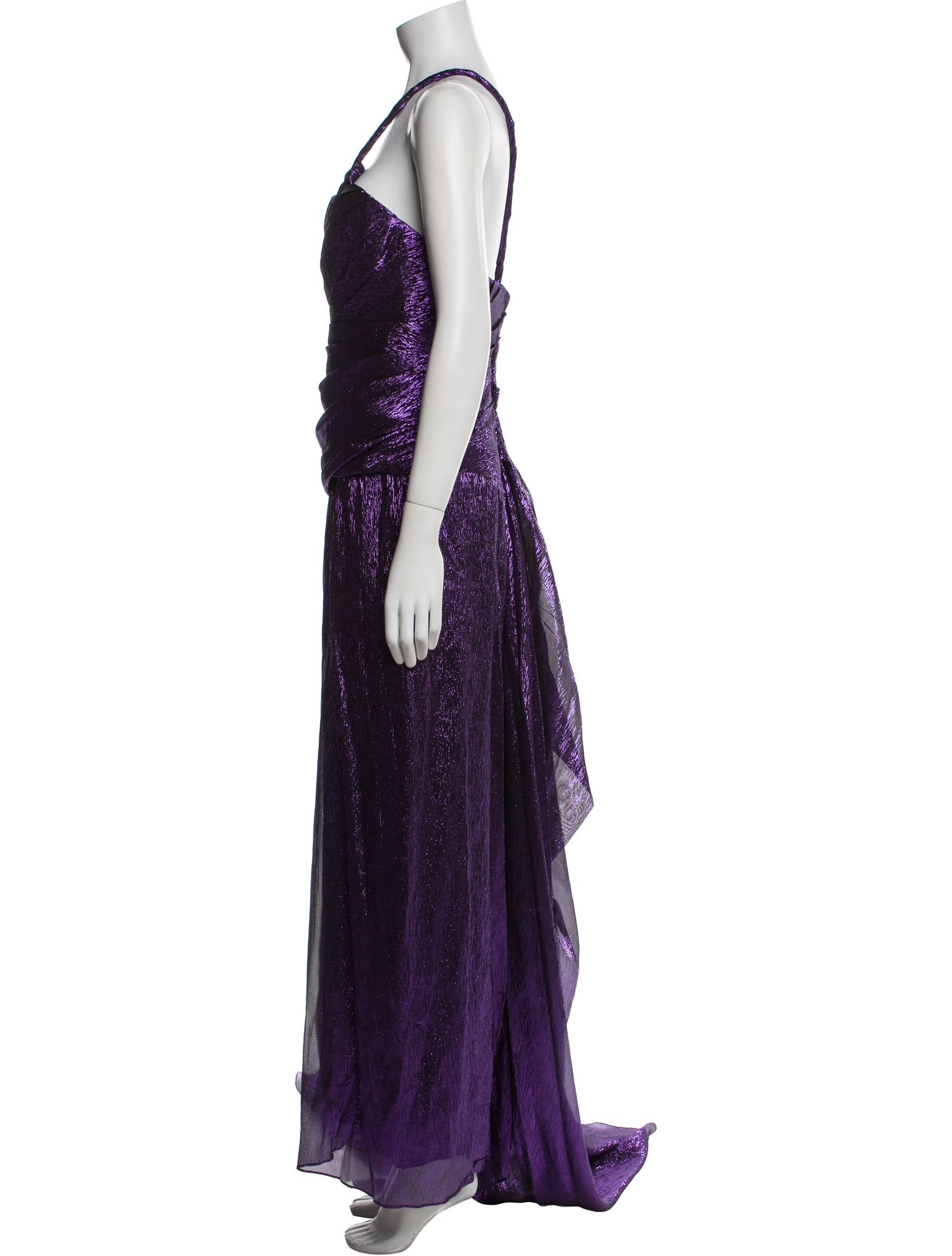 Oscar de la Renta Silk Long Dress