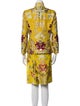 Oscar de la Renta Silk Printed Skirt Set