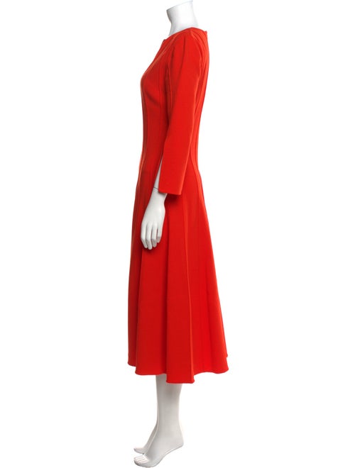 Oscar de la Renta Virgin Wool Long Dress