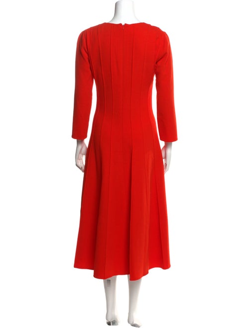 Oscar de la Renta Virgin Wool Long Dress