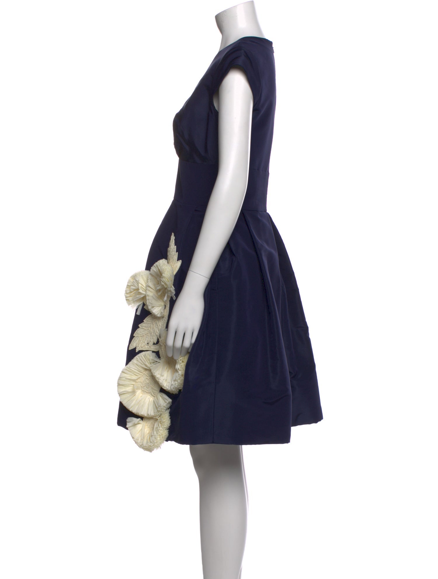 Oscar de la Renta Silk Mini Dress